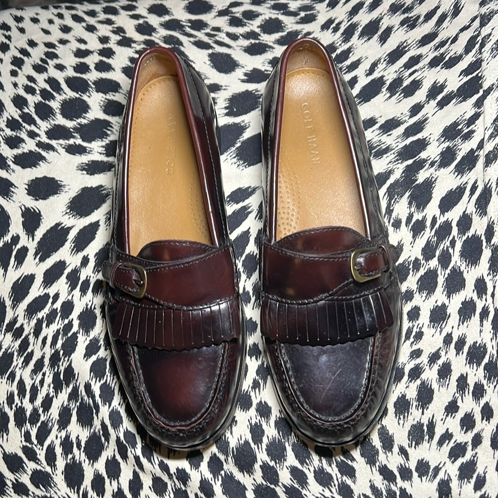 Vintage Cole Haan Burgundy Loafers